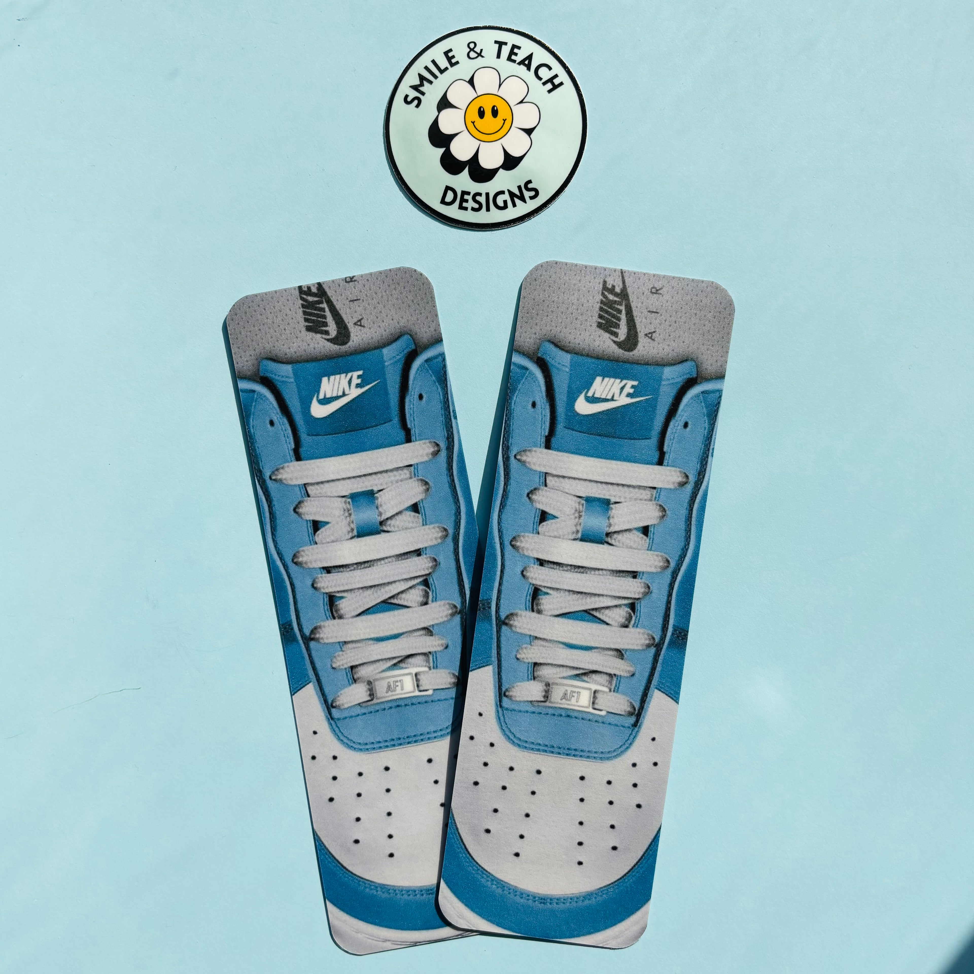 Blue Sneaker Style Bookmark