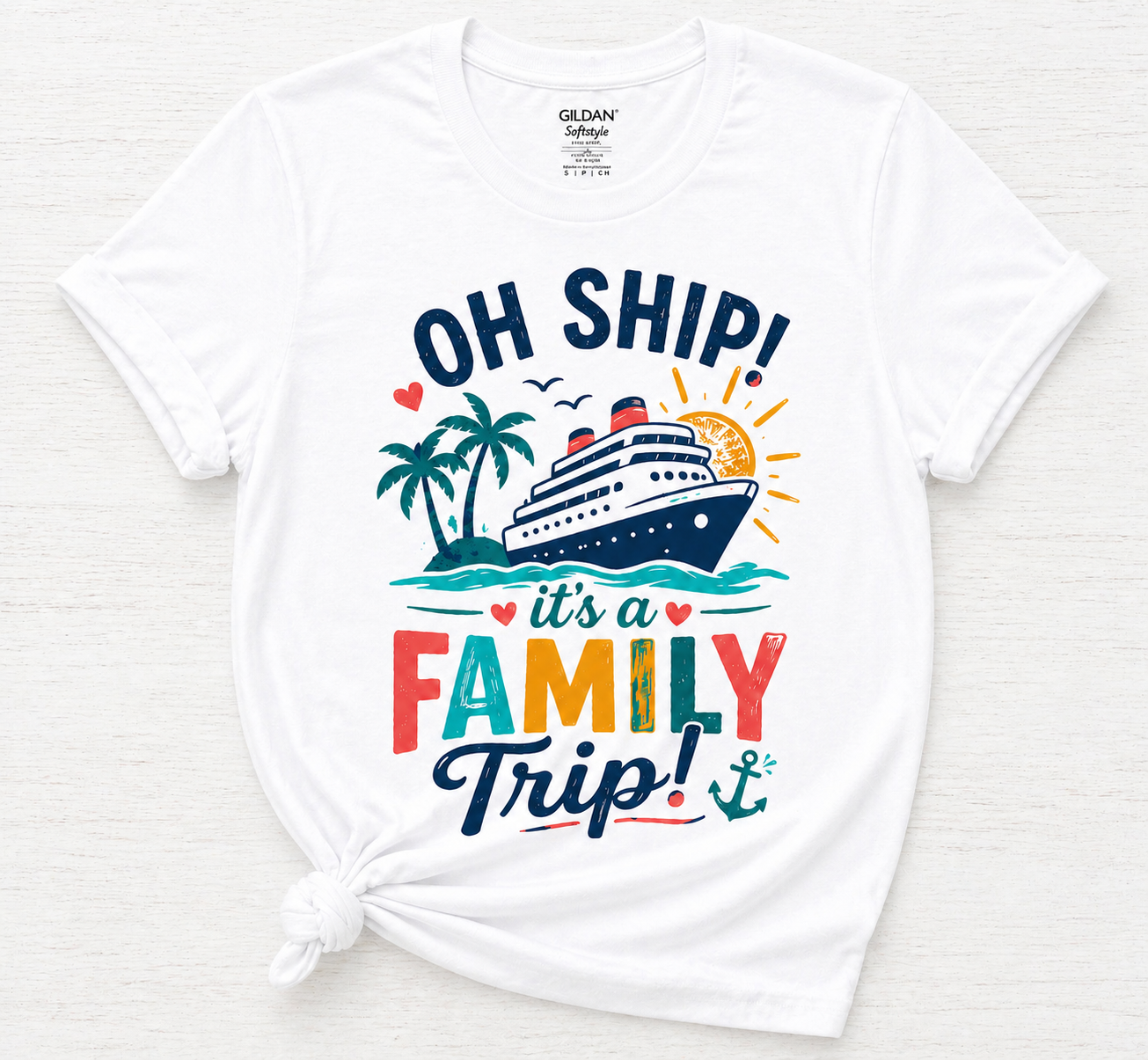 Oh Ship It’s a Family Trip Shirt | Cruise Family Matching Shirts | Vacation T-Shirt | Funny Cruise Shirt | Family Trip Outfit